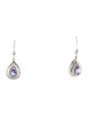 Earrings 14K Tanzanite & Diamond Drop Earrings