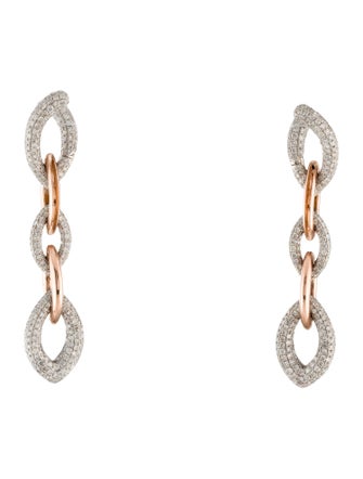 Earrings 14K 5.03ctw Diamond Drop Earrings