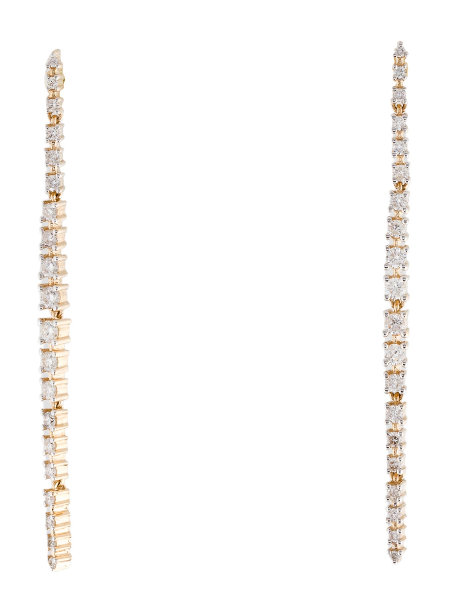 Earrings 14K Diamond Drop