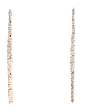 Earrings 14K Diamond Drop Earrings