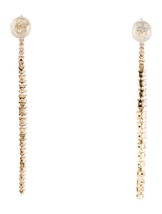 Earrings 14K Diamond Drop Earrings