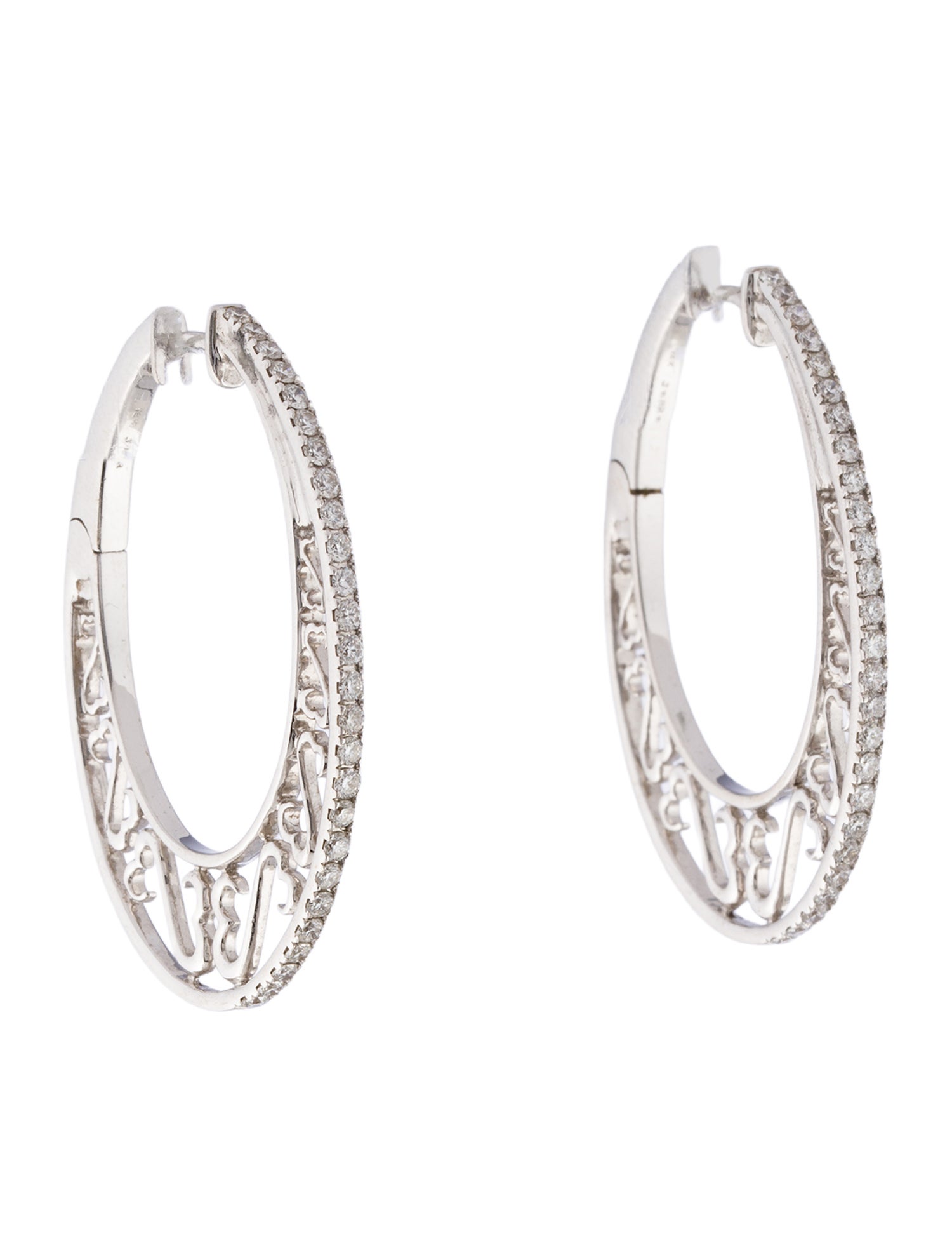 Earrings Jane Seymour 18K Diamond Drop