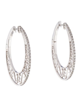 Earrings Jane Seymour 18K Diamond Drop Earrings