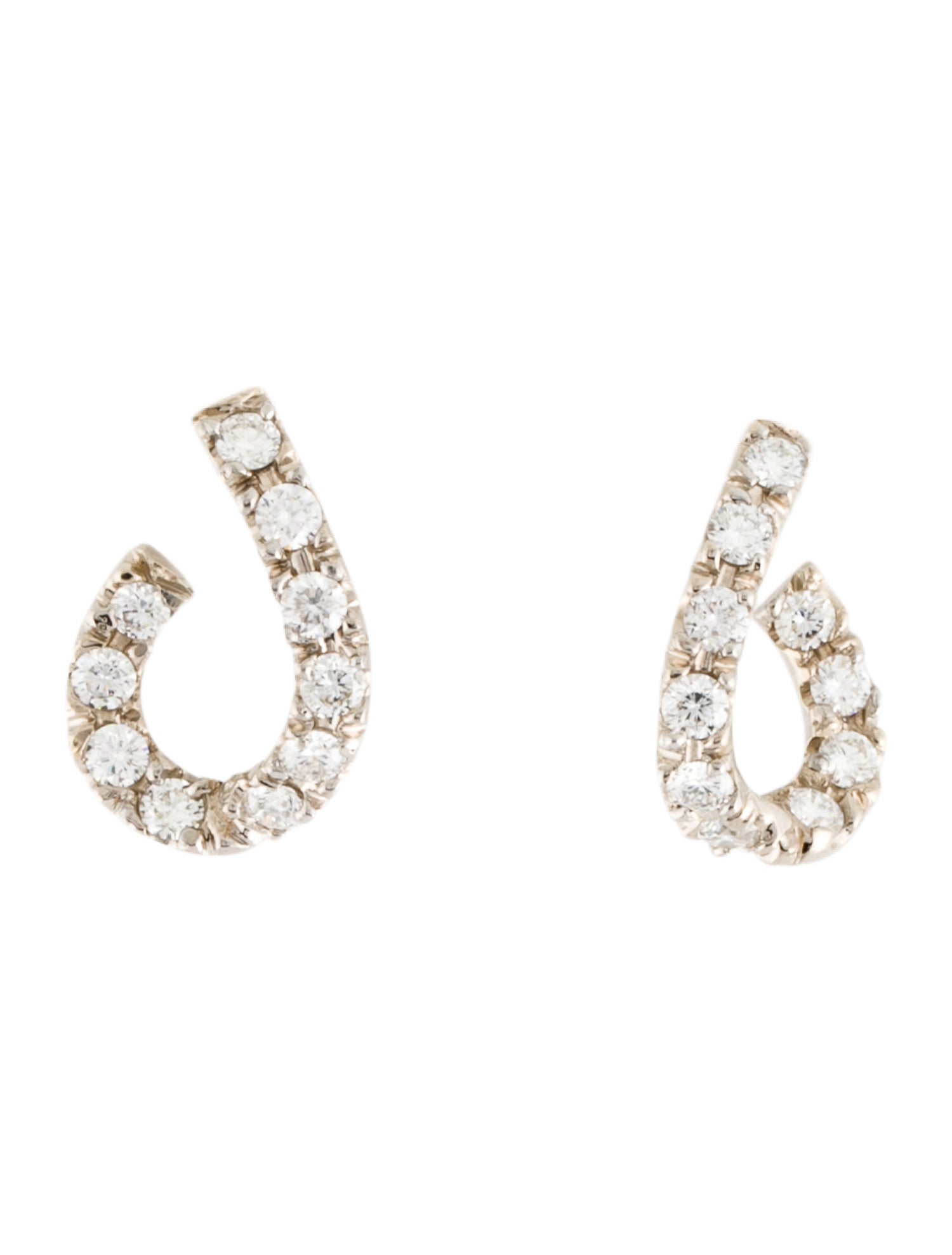 Earrings 2.40ctw Diamond Hoop