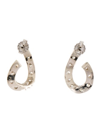 Earrings 2.40ctw Diamond Hoop Earrings