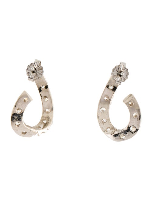 Earrings 2.40ctw Diamond Hoop Earrings