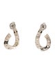 Earrings 2.40ctw Diamond Hoop Earrings