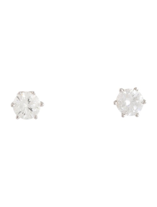 Earrings 14K 1.56ctw Diamond Solitaire Studs
