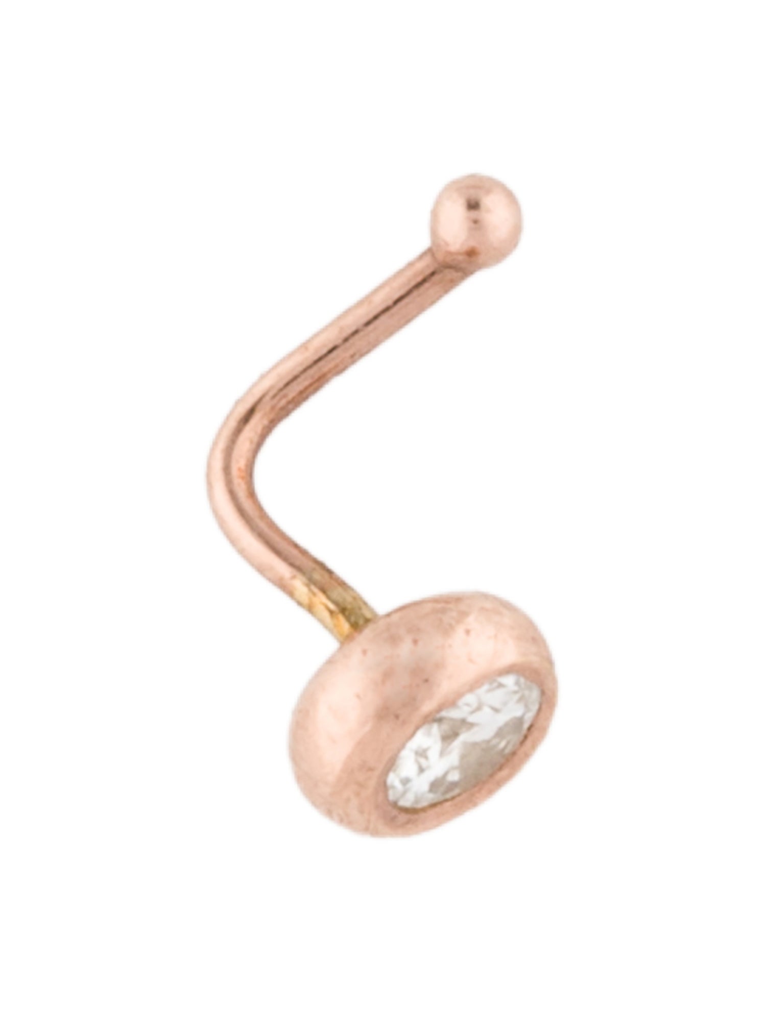 Earrings 18K Diamond Single Nose-Pin