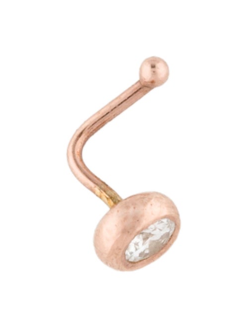 Earrings 18K Diamond Single Nose-Pin