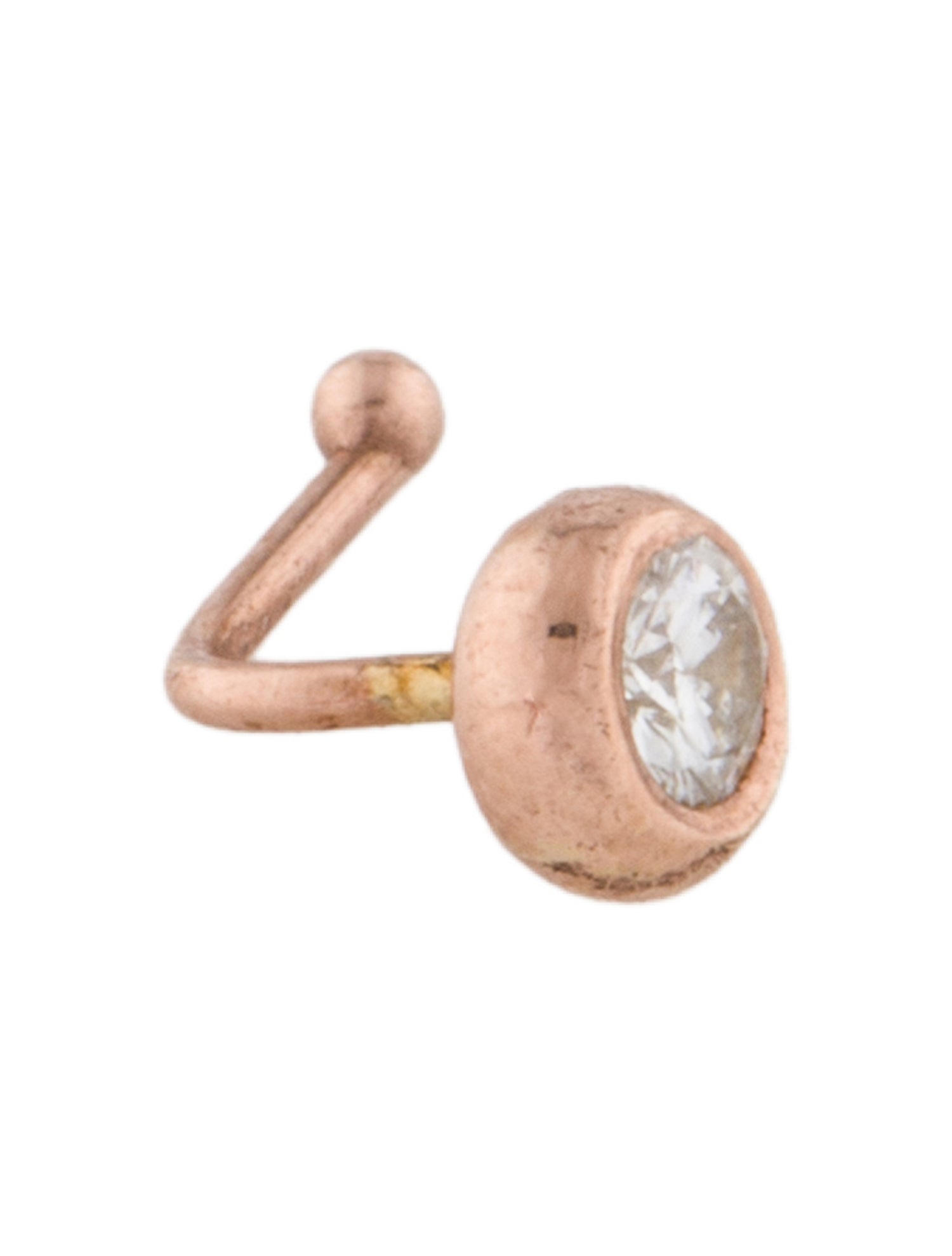 Earrings 18K Diamond Single Nose-Pin