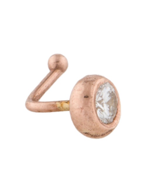 Earrings 18K Diamond Single Nose-Pin