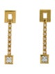 Earrings 18K Topaz & Diamond Drop Earrings