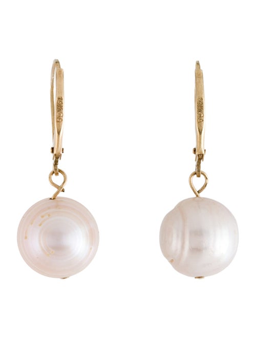 Earrings 14K Pearl Drop Earrings
