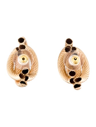 Earrings 14K Spiral Knot Stud Earrings