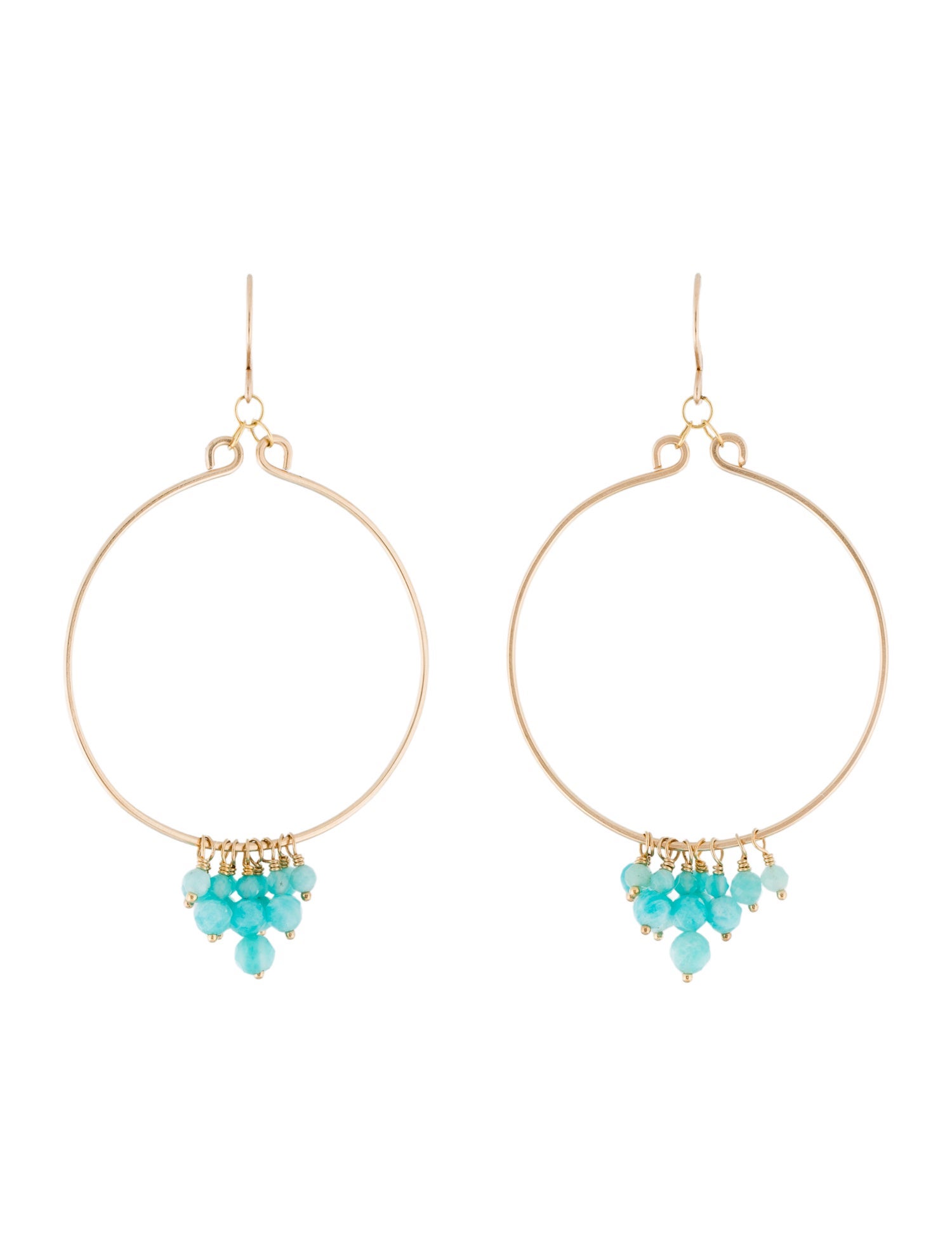 Earrings 10K Amazonite Drop Earrings