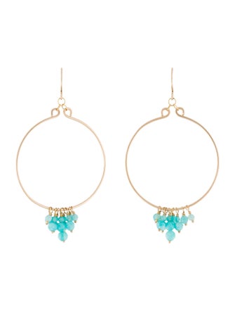 Earrings 10K Amazonite Drop Earrings