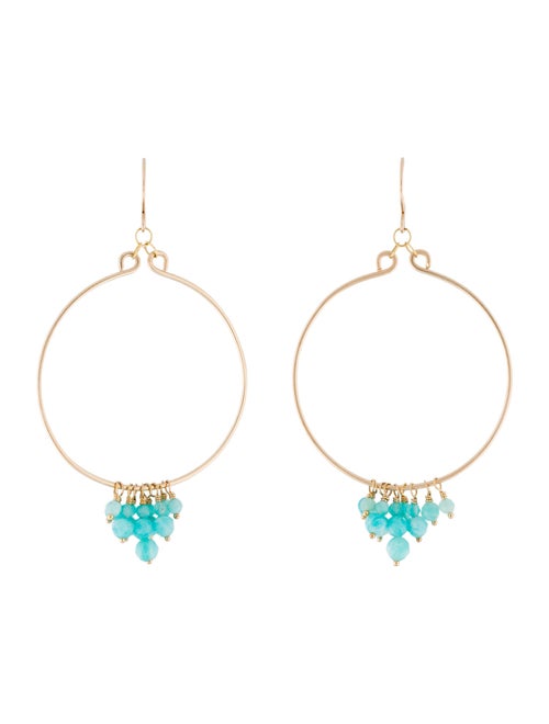 Earrings 10K Amazonite Drop Earrings