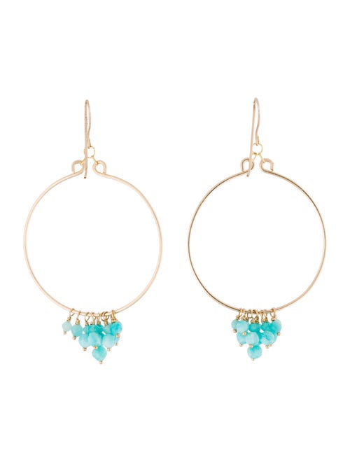 Earrings 10K Amazonite Drop Earrings