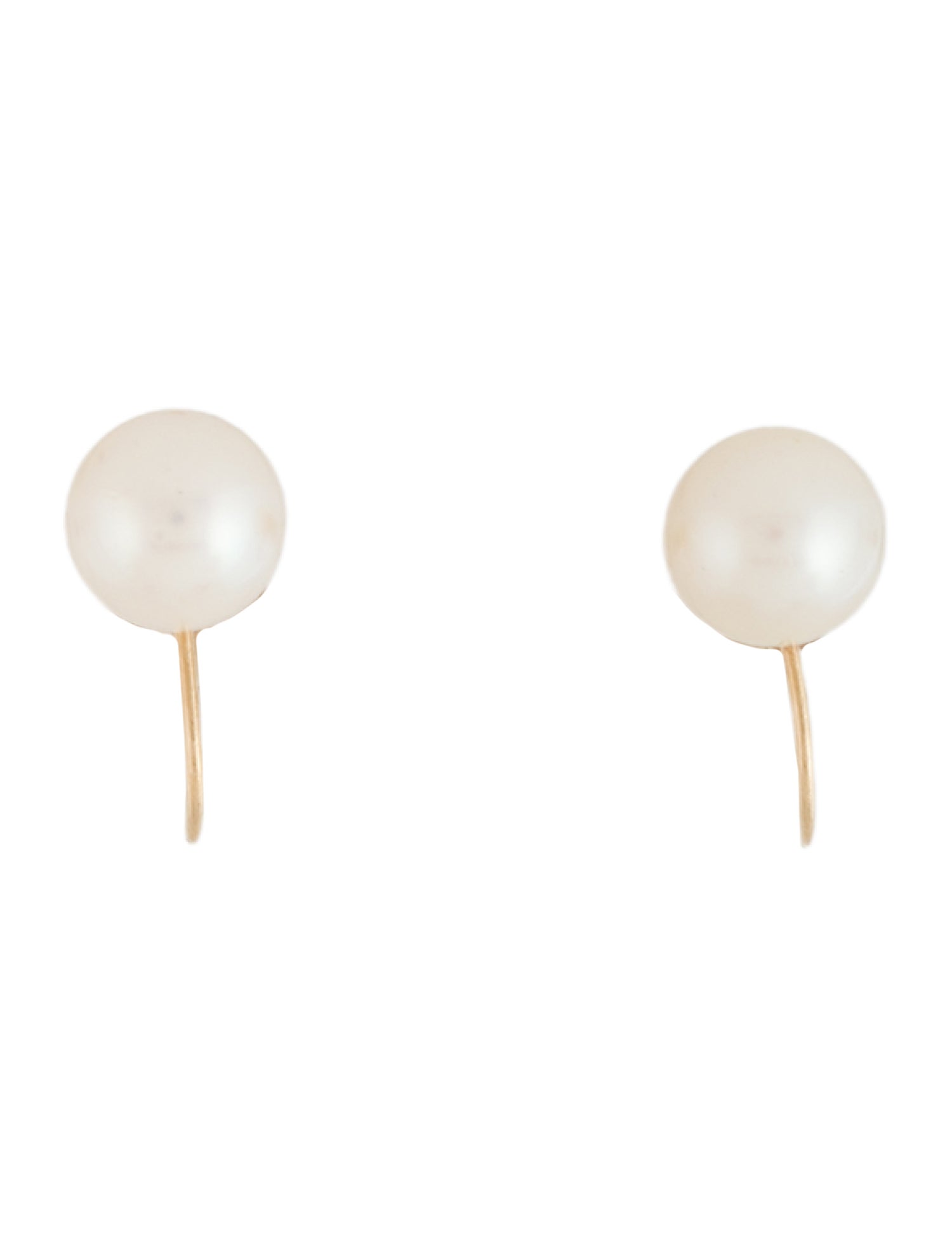 Earrings 14K Pearl Clip-On