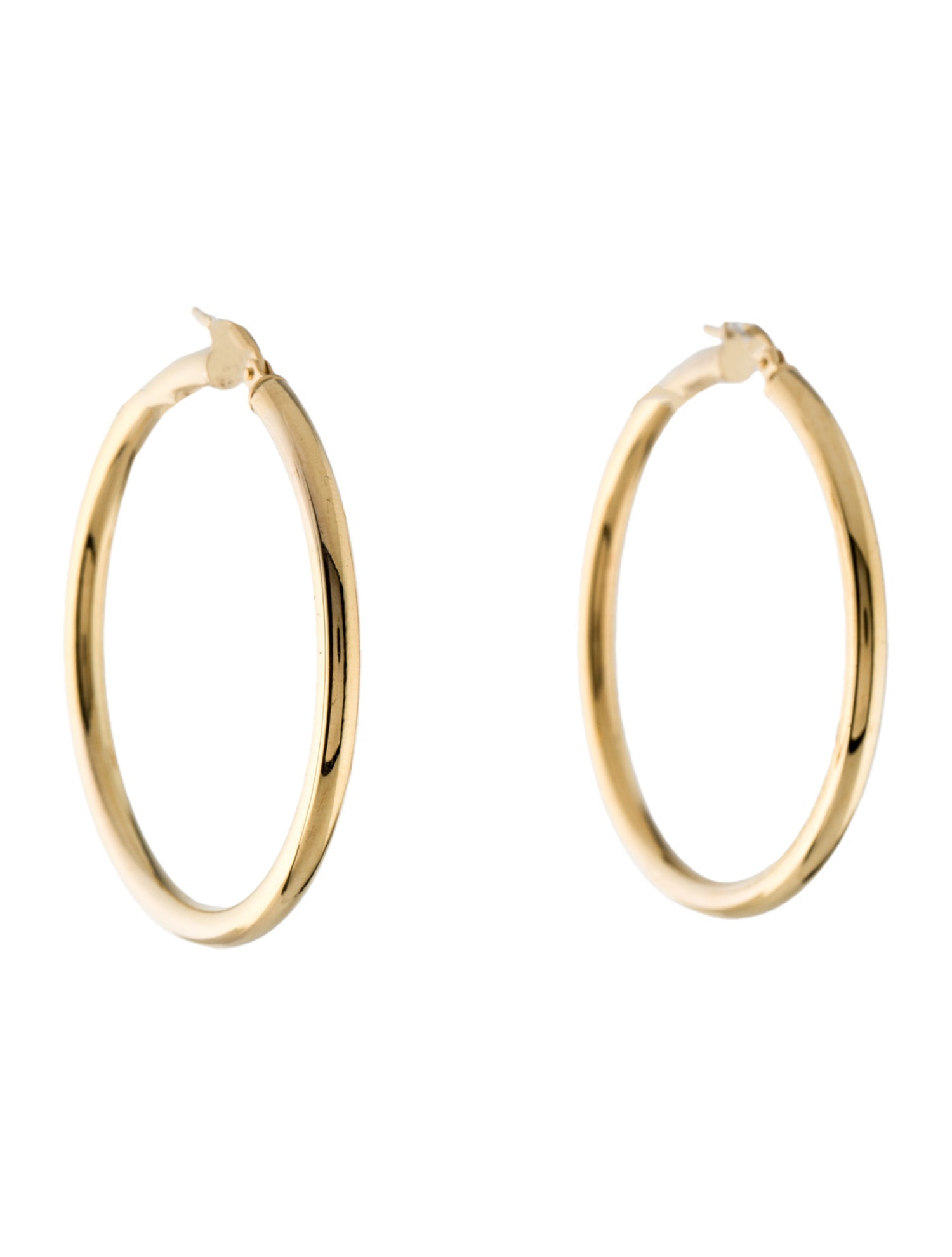 Earrings 14K Polished Hoop
