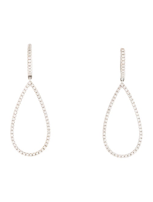 Earrings 14K Diamond Drop Earrings