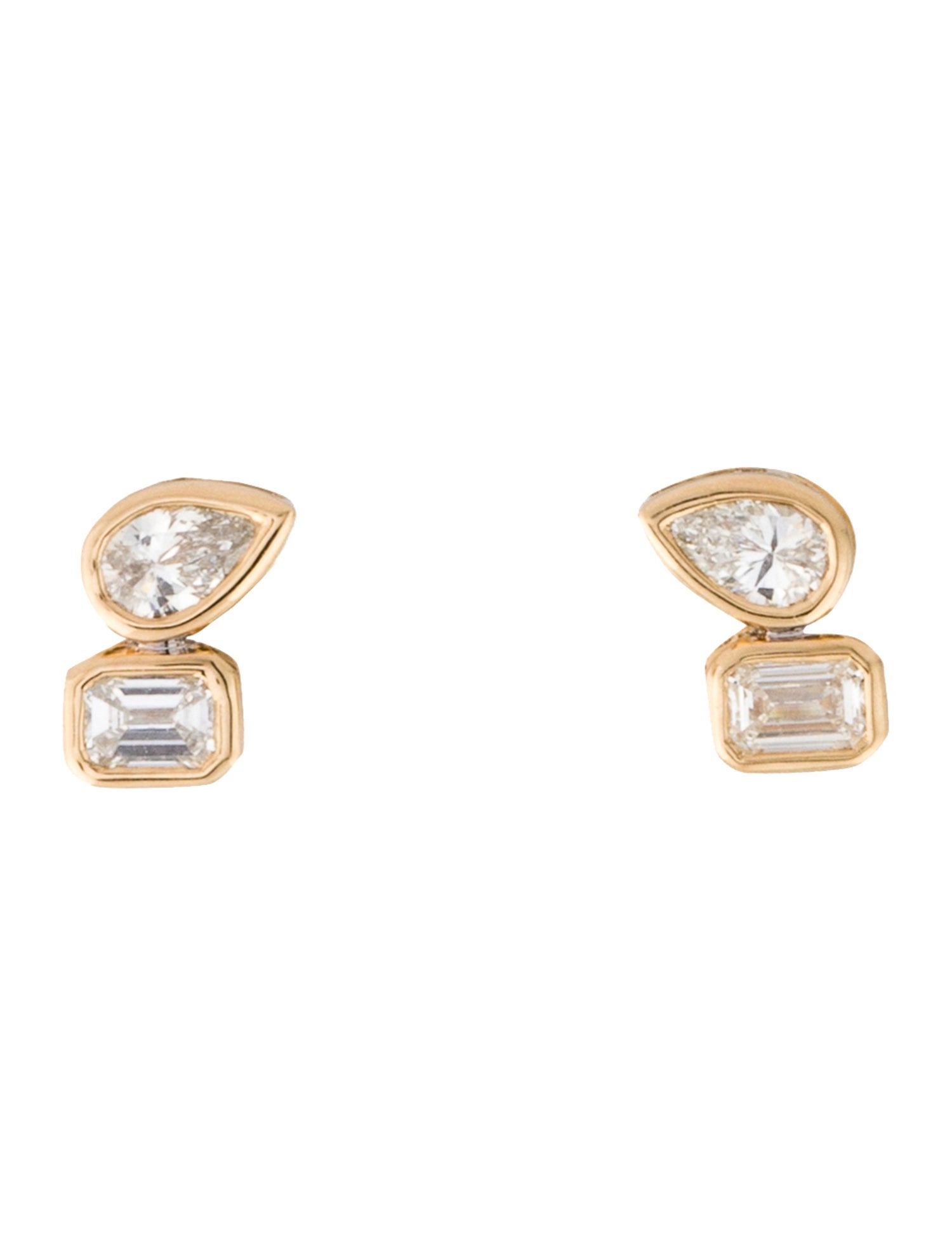 Earrings 18K Diamond Stud Earrings