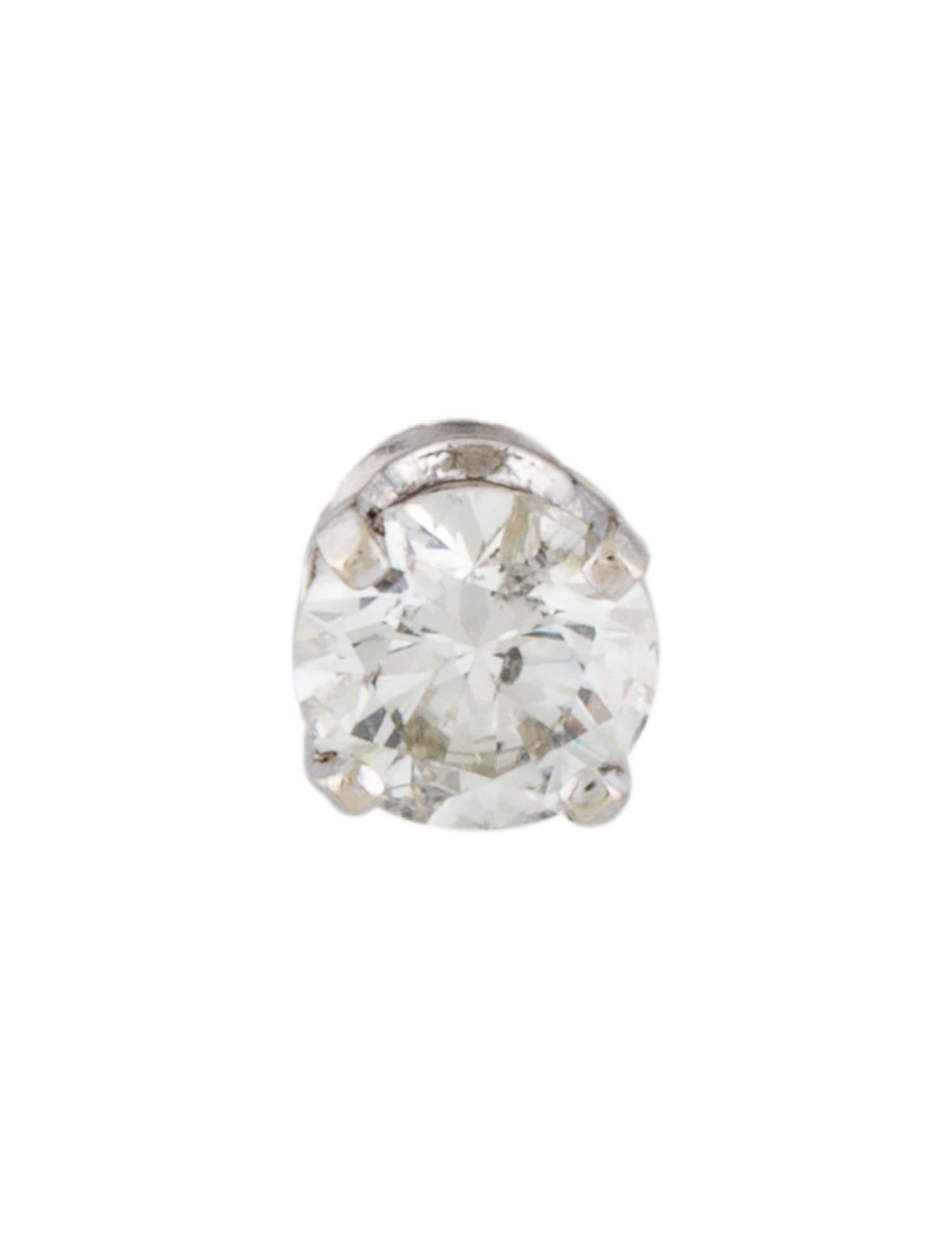 Earrings 14K Diamond Single Stud Earring