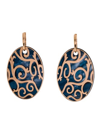 Mattioli 18K Mother of Pearl Interchangeable Drop Siriana Earrings