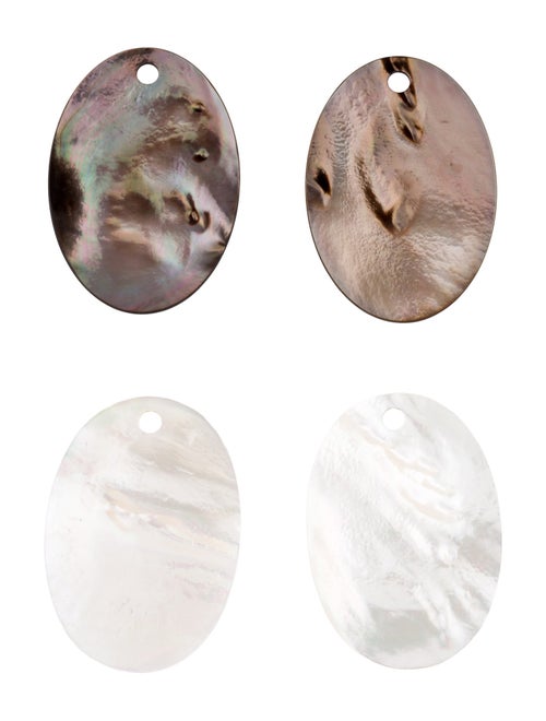 Mattioli 18K Mother of Pearl Interchangeable Drop Siriana Earrings