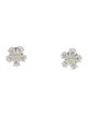 Earrings 18K 2.14ctw Diamond Flower Stud Earrings
