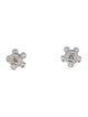Earrings 18K 2.14ctw Diamond Flower Stud Earrings