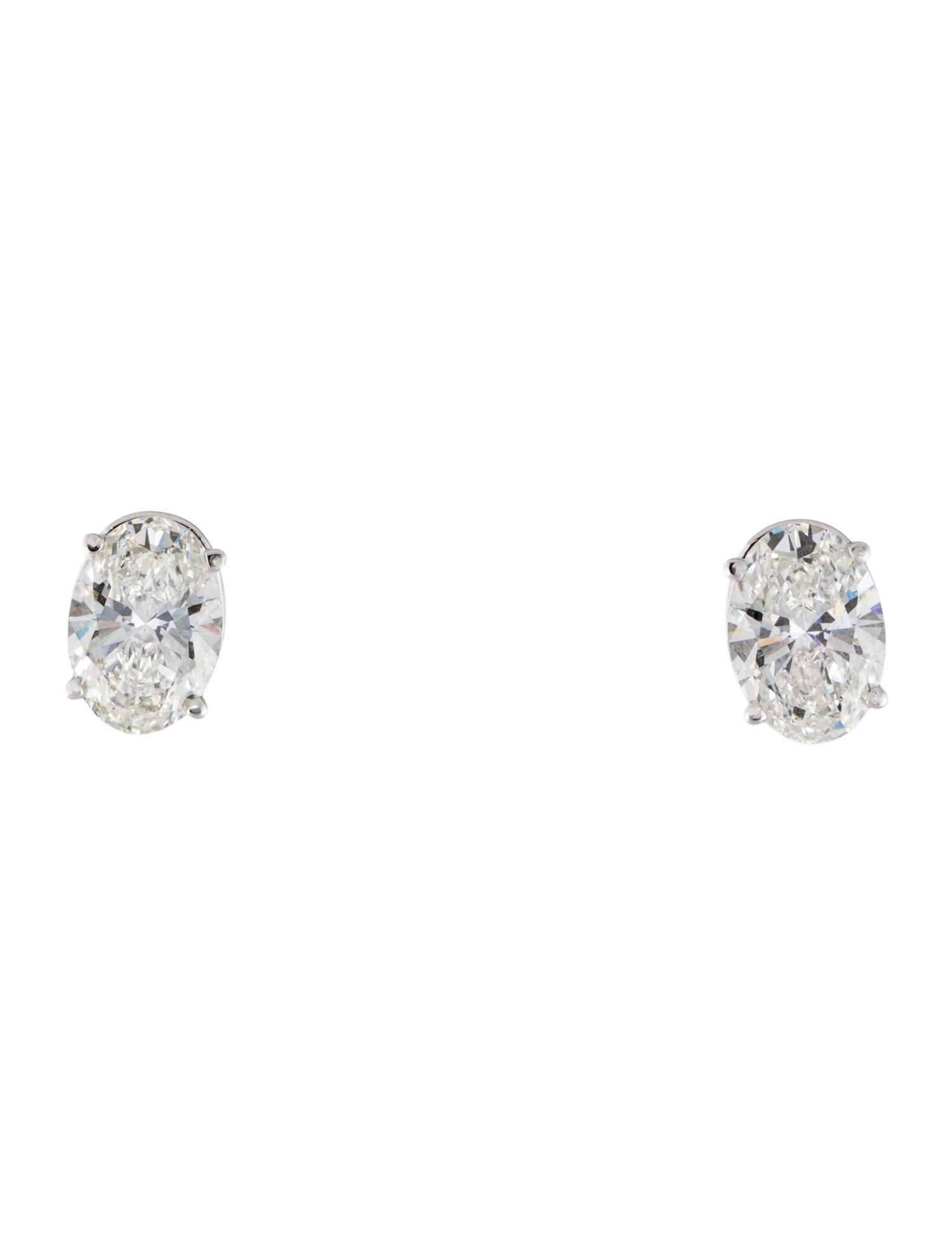 Earrings 14K 8.85ctw Lab-Grown Diamond Solitaire Stud