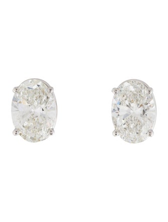Earrings 14K 9.58ctw Lab-Grown Diamond Stud Earrings
