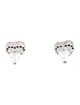 Earrings 14K Diamond Heart Stud Earrings
