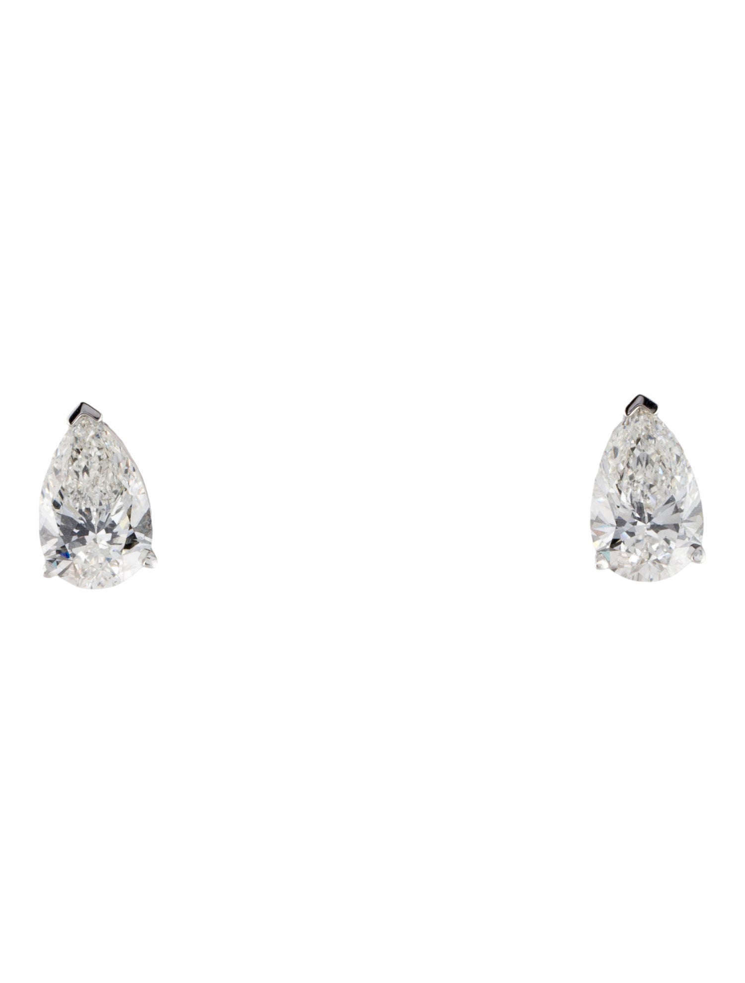 Earrings 14K 6.02ctw Lab-Grown Diamond Solitaire Stud