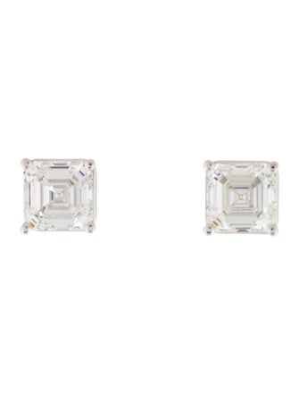 Earrings 14K 10.08ctw Lab-Grown Diamond Solitaire Stud Earrings