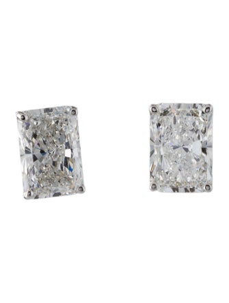 Earrings 14K 4.00ctw Lab-Grown Diamond Solitaire Stud Earrings