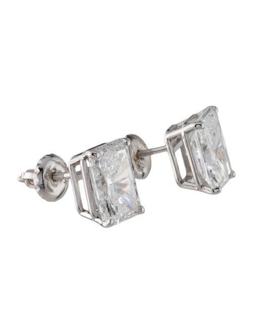 Earrings 14K 4.00ctw Lab-Grown Diamond Solitaire Stud Earrings