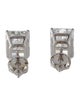 Earrings 14K 4.00ctw Lab-Grown Diamond Solitaire Stud Earrings