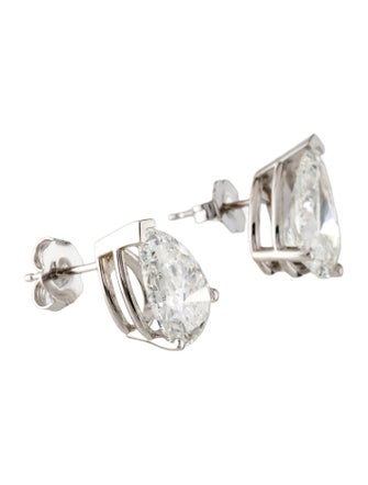 Earrings 14K 5.96ctw Lab-Grown Diamond Solitaire Stud Earrings