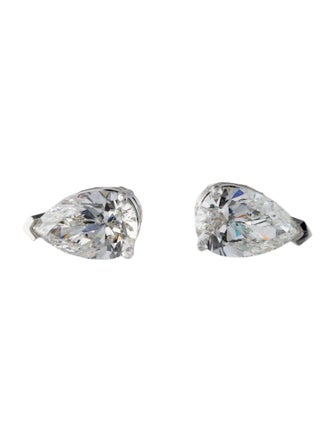 Earrings 14K 5.95ctw Lab-Grown Diamond Solitaire Stud Earrings