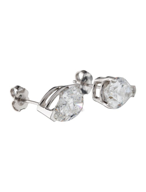 Earrings 14K 5.95ctw Lab-Grown Diamond Solitaire Stud Earrings
