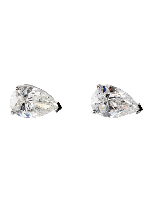 Earrings 14K 5.98ctw Lab-Grown Diamond Solitaire Stud Earrings