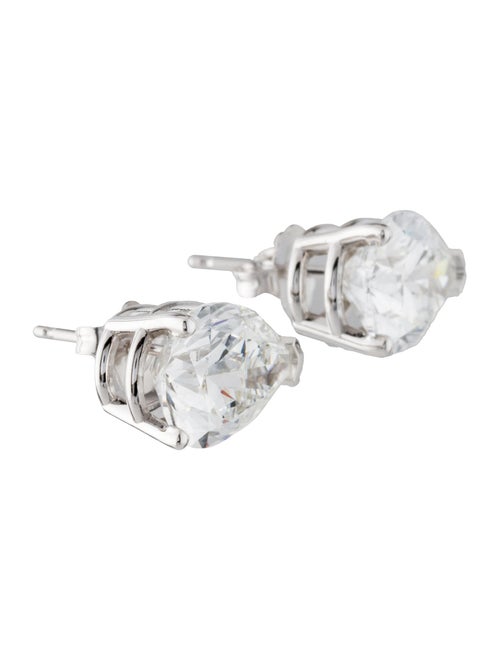 Earrings 14K 5.98ctw Lab-Grown Diamond Solitaire Stud Earrings