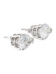 Earrings 14K 5.98ctw Lab-Grown Diamond Solitaire Stud Earrings