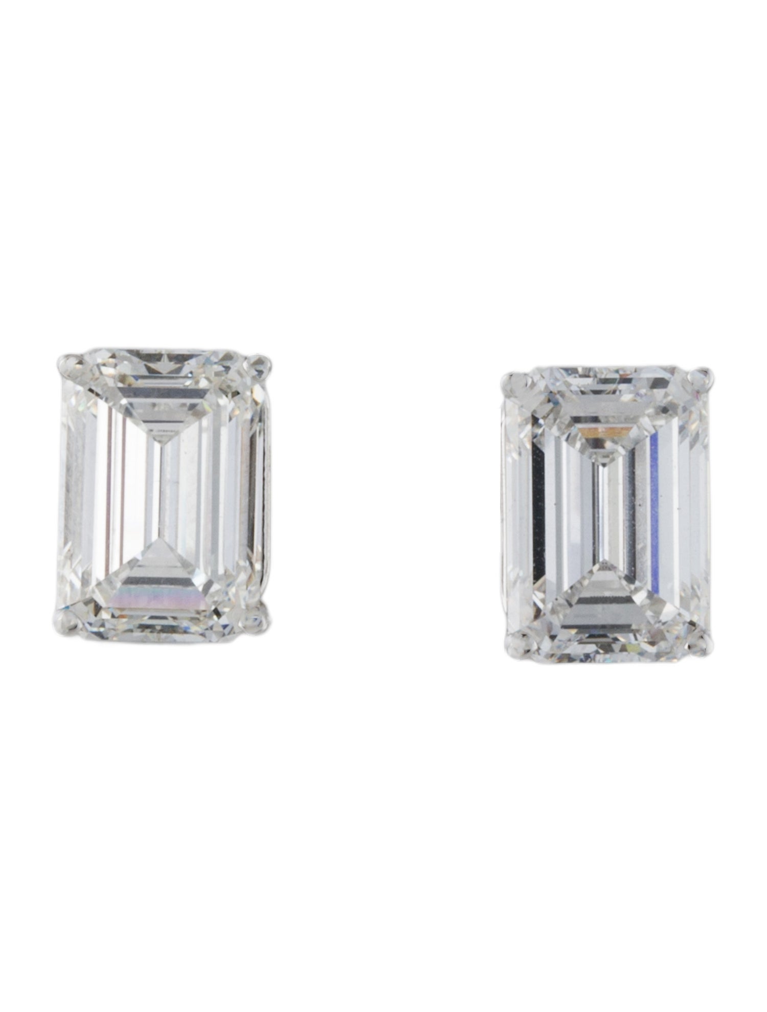 Earrings 14K 5.83ctw Lab-Grown Diamond Solitaire Stud