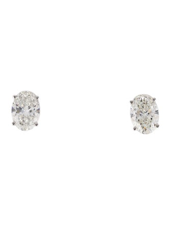 Earrings 14K 10.20ctw Lab-Grown Diamond Stud Earrings