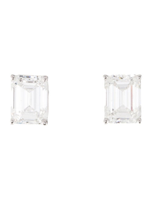Earrings 14K 4.11ctw Lab-Grown Diamond Stud Earrings