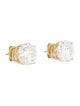 Earrings 14K 8.04ctw Lab-Grown Diamond Solitaire Stud Earrings